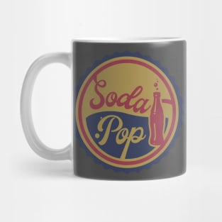 Soda Pop Shirt - Retro Style Distressed Tee, Vintage-Inspired Casual Wear, Unique Gift for Pop Culture Lovers Mug